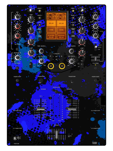 Pioneer DJ DJM 909 Skin Conflict Blue